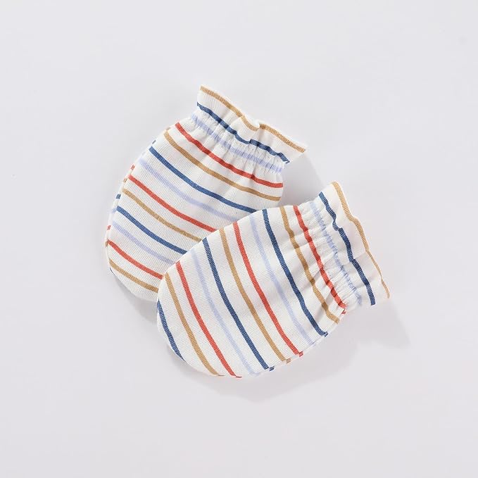 Unisex Baby Cotton Scratch Mittens For Newborn Baby Boys Girls Mittens Accessory 0-6 Months-BubblyBeeBaby