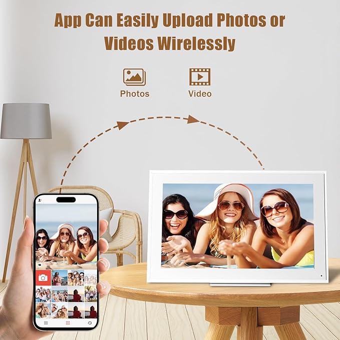 15.6-inch Wall Digital Calendar,2025 Smart WiFi Calendar & Chore Chart,Full HD Touchscreen Interactive Display for Family Schedules-Wall/Desk Mountable Planner,Meeting Reminders & Deadline Tracking-BubblyBeeBaby