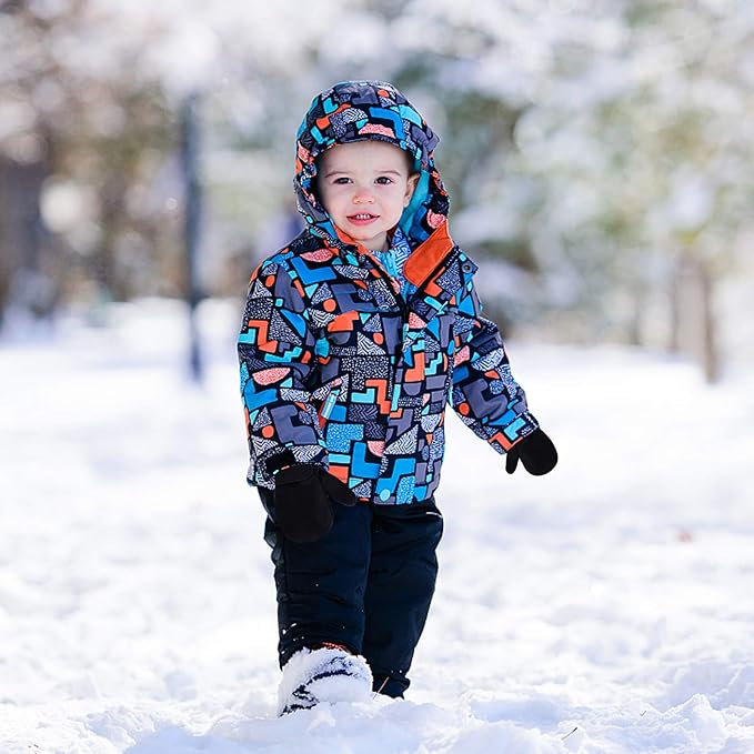 BAVST Baby Toddler Winter Mittens Girls Warm Fleece Lined Gloves Kids Sherpa Lined Mittens for Boys-BubblyBeeBaby