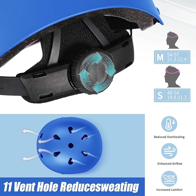 Kids Bike Helmet Set Adjustable Helmet for Ages 3-15 Kids Toddler Boys Girls Youth, Multi-Sport Bicycle Skateboarding Football Rollerskating Scooter Rollerblade Balance Bike Helmets-BubblyBeeBaby