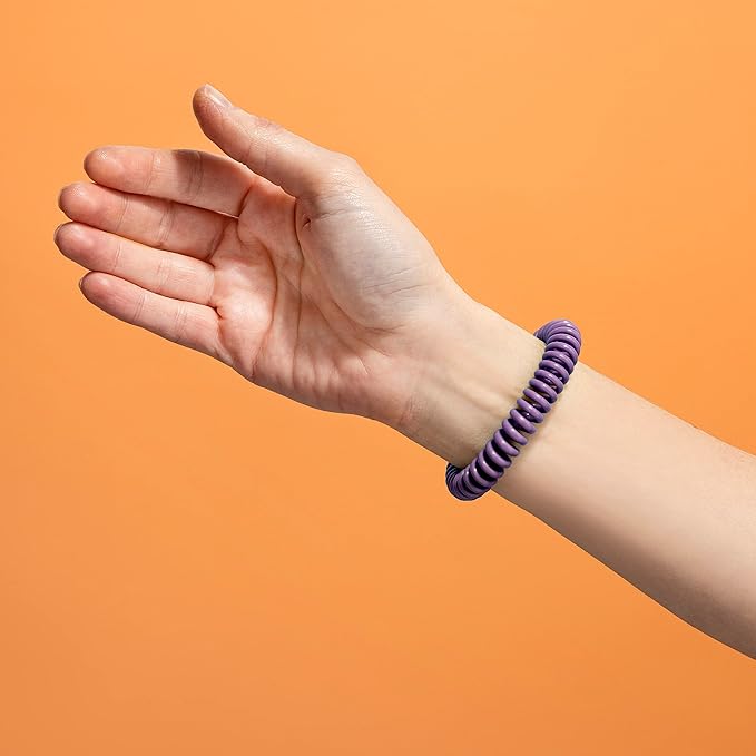 25 Pack Mosquito Repellent Bracelets, DEET-Free for Kids & Adults, Individually Wrapped Bands-BubblyBeeBaby