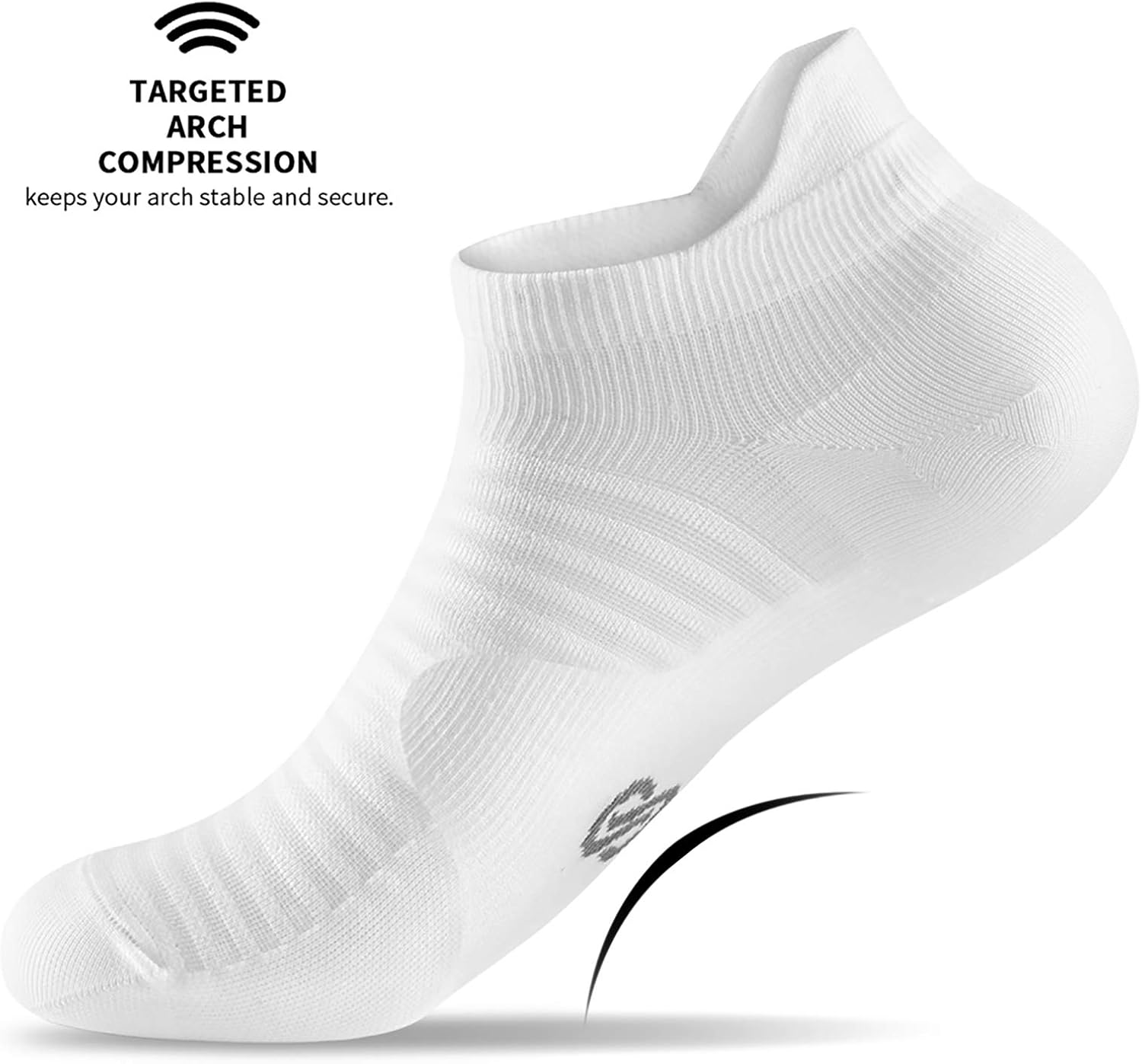 Compression Running Ankle Socks Low Cut(6 Pairs) for Men & Women