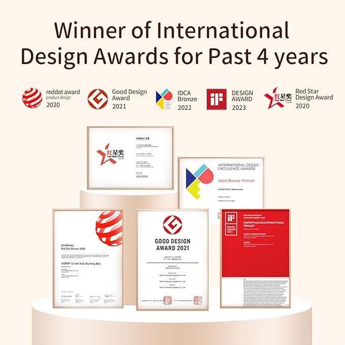 Kidpop PULA 2-in-1 Push and Pull-Along Wagon, Baby Push Walker for First Learner from 7 Month to 4 Year, One Year Birthday Gifts, Sturdy and Safe, Indoors and Outdoors (Purple)-BubblyBeeBaby