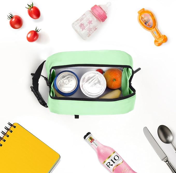 Insulated Cooler Bag - Freezable & Leak Proof, Mini Lunch Bag for Kids & Adults-BubblyBeeBaby