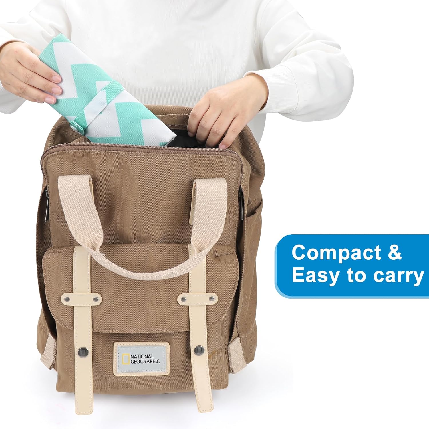 Accmor Portable Diaper Changing Pad, Waterproof Foldable Baby Changing Mat for Travel, Baby Essentials Shower Registry Gifts