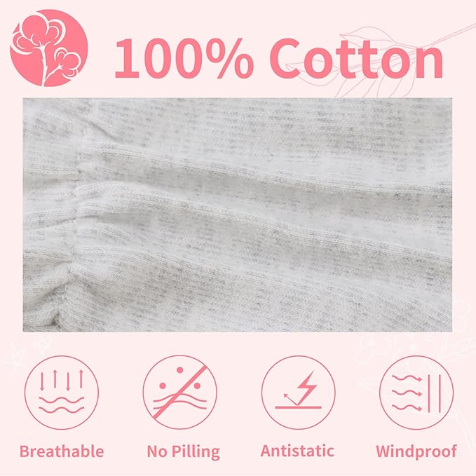 Newborn Baby Mittens Infant No Scratch Gloves Cotton Mitts for Baby Girls Boys-BubblyBeeBaby