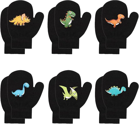 Baby Winter Mittens Toddler Stretch Knit Gloves Magic Warm Glove for Baby Boys Girls-BubblyBeeBaby