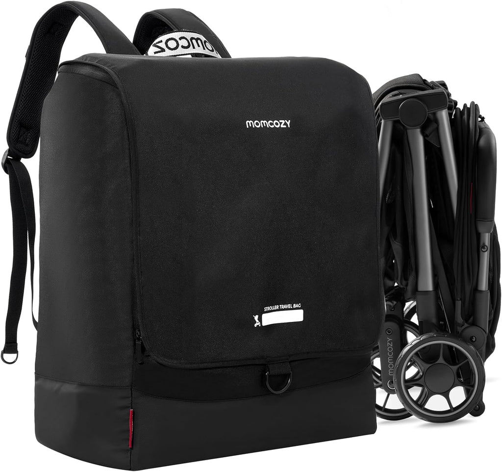 Momcozy Stroller Travel Bag for Airplane | Suit ClickGo Stroller | Compatible with Strollers Folded Dimensions of 22.1 X 17.3 X 9.8 Inch | Fit Most Major Brand | Hand-held ＆ Back-carrying