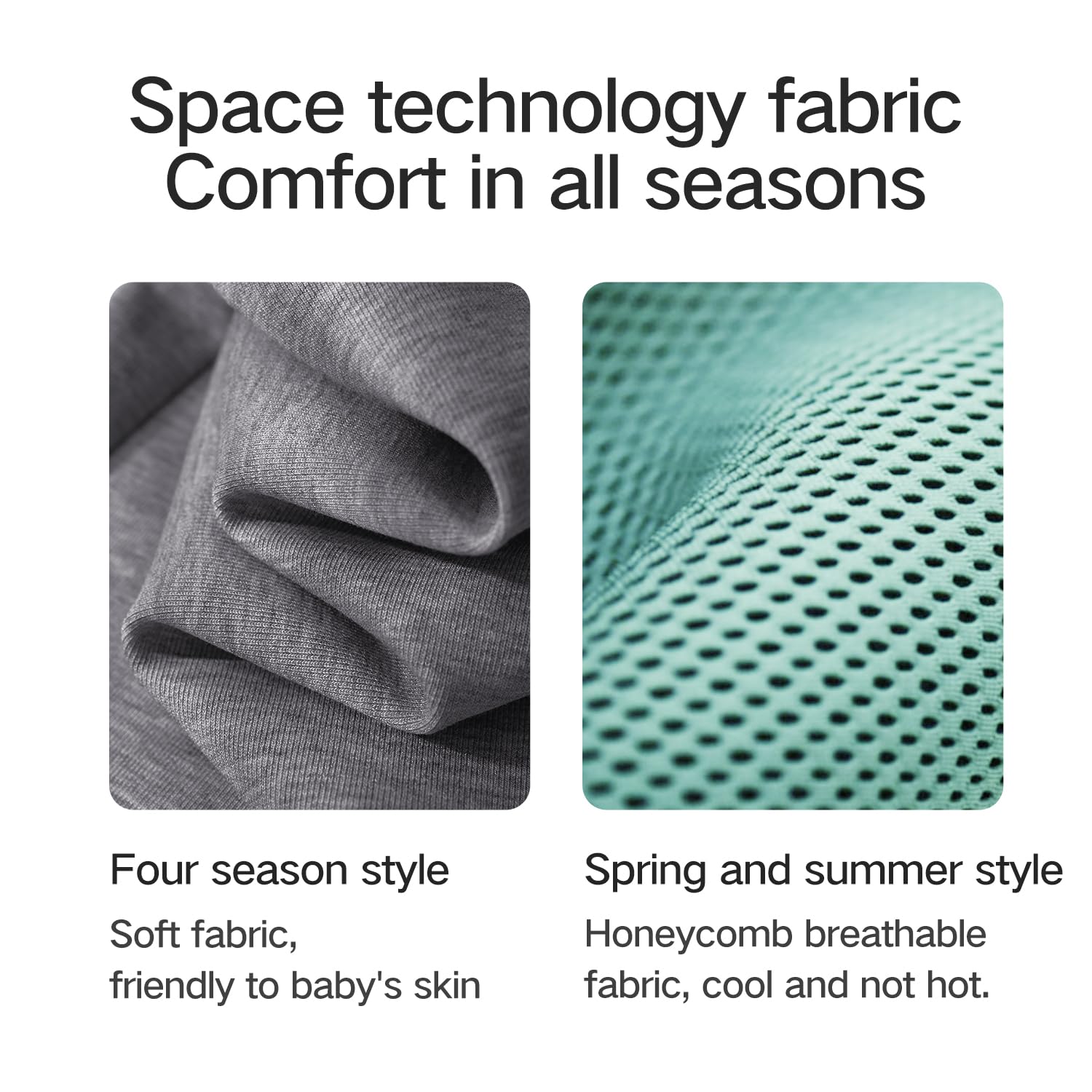 Baby Carrier Newborn to Toddler,Newborn Carrier(7-25lbs) with Head Support, Cozy Baby Wrap Carrier, with Hook&Loop for Easily Adjustable, Soft Fabric (Breathable Black) (Summer-Black)