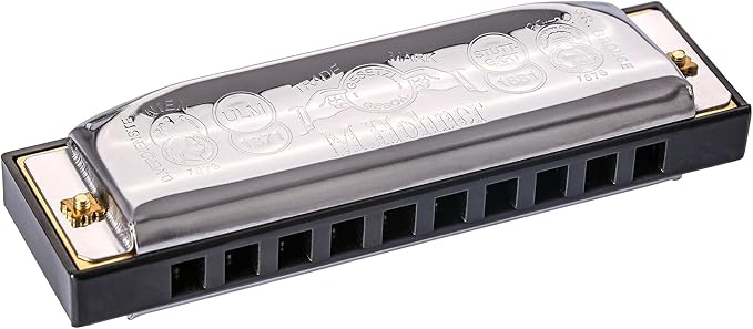 Hohner 560 Special 20 Harmonica - Key of A Bundle with Carrying Case, Key Stickers, Harmonica Beginner Manual, and Austin Bazaar Polishing Cloth-BubblyBeeBaby