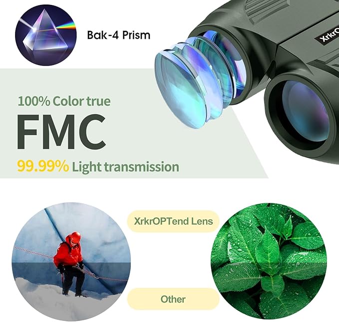 20x25 Compact Binoculars with Strap for Kids and Adults, Sharp Clear, Mini Low Weight Binoculars for Bird Watching,Hiking Outdoor, Cruise Ship,Concert-BubblyBeeBaby