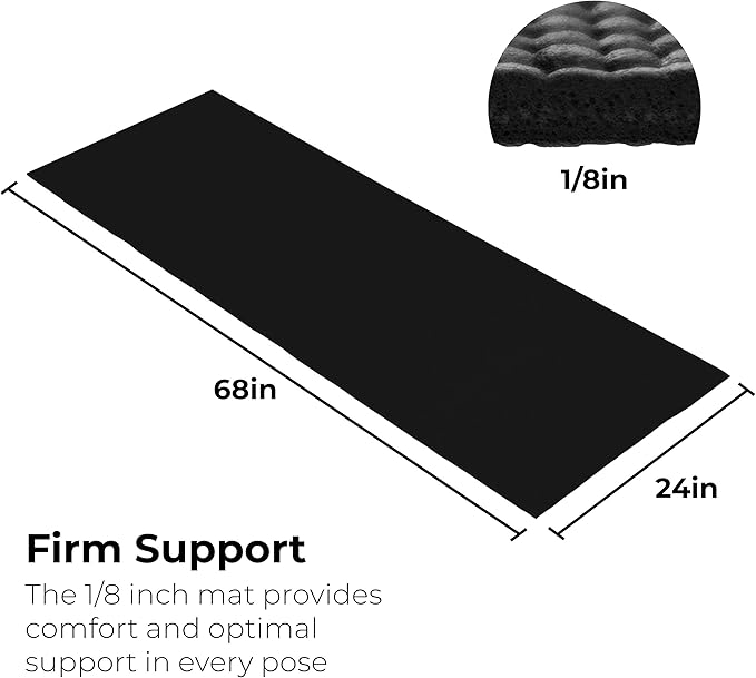 Hello Fit 10-Pack Yoga Mat, 68" x 24" Non Slip Exercise Mat, 4mm Thick Gym Mat for Fitness and Stretching, Bulk Non Toxic Yoga Mats for Schools and Studios-BubblyBeeBaby