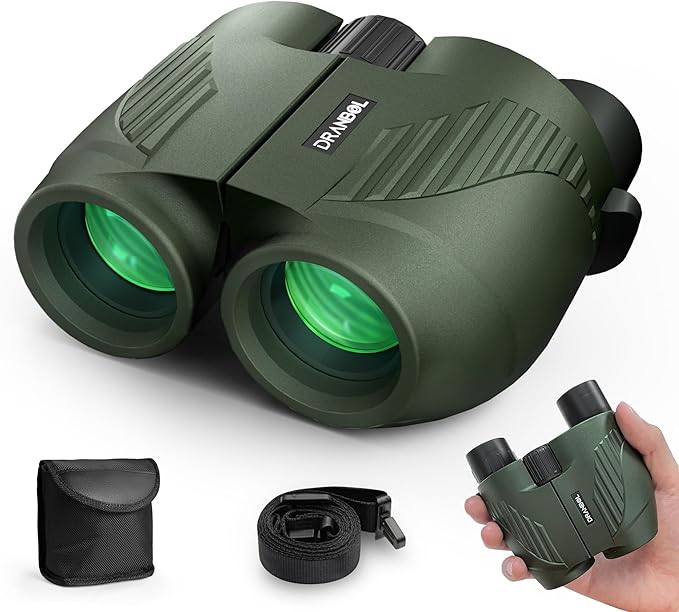 20X25 Small Binoculars for Adults and Kids, Large Eyepiece Binoculars for Bird Watching Easy Focus, Pocket High Powered Opera Glasses for Concert, Cruise Ship, Travel Must Have-BubblyBeeBaby