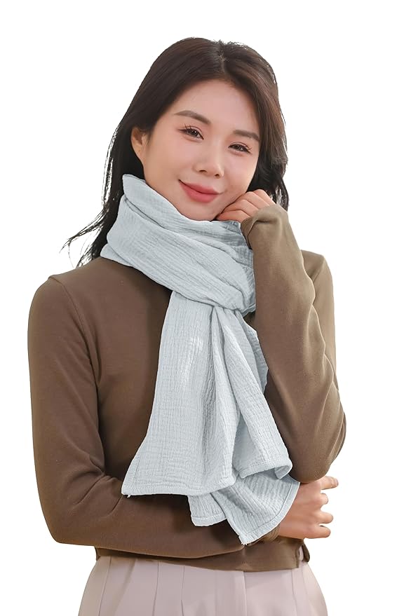 2-Pack Nursing Covers for Breastfeeding, 100% Organic Cotton Muslin Breastfeeding Cover, Multi-Use Nursing Scarf, Car Seat Canopy, Stroller Cover, Soft Breathable Baby Blanket Grey-BubblyBeeBaby