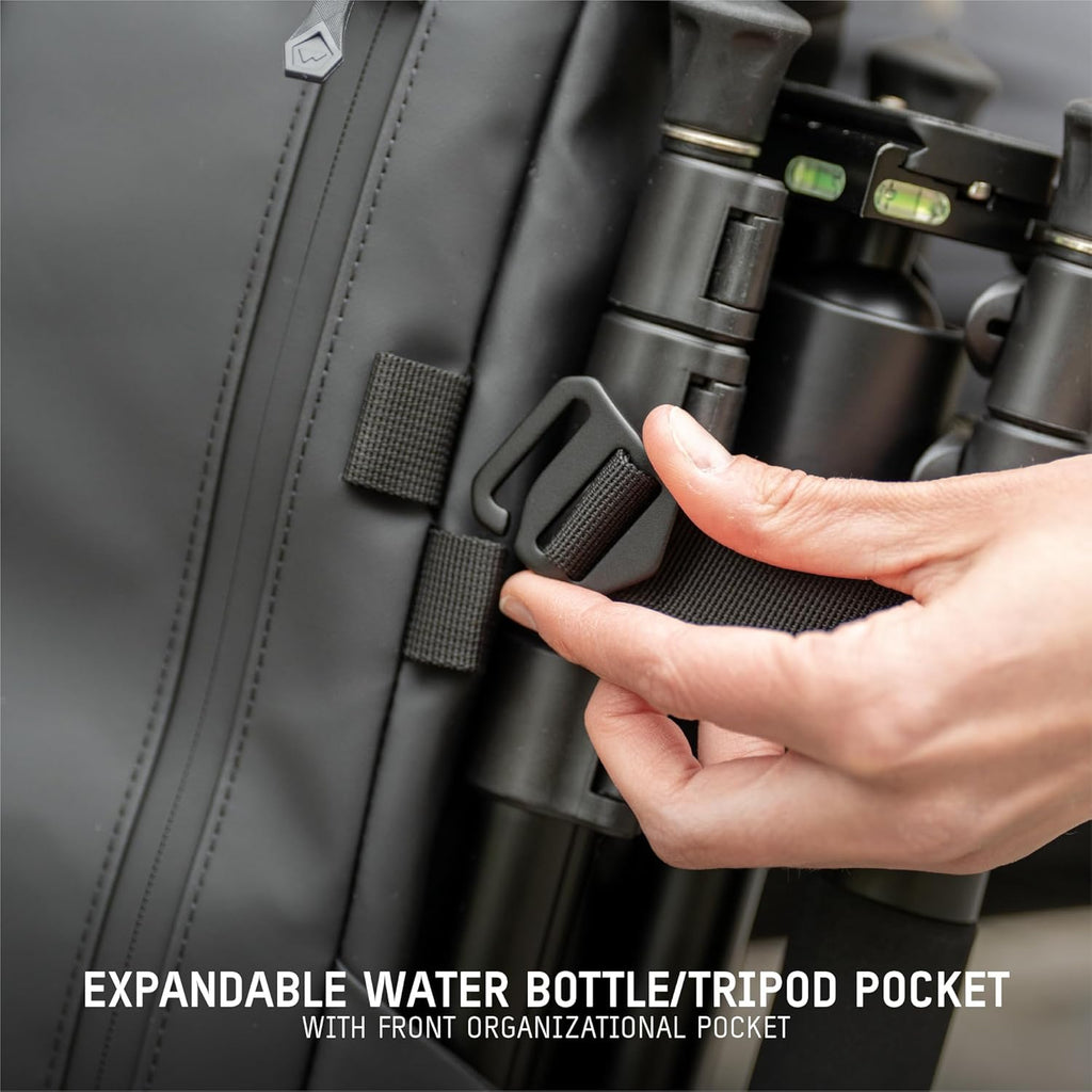 WANDRD PRVKE 41L, V3 Backpack: Weather-Resistant Travel & Camera Backpack with Laptop Sleeve, Quick Side Access, Clamshell Opening – Ideal Photography & Travel Bag (Black)