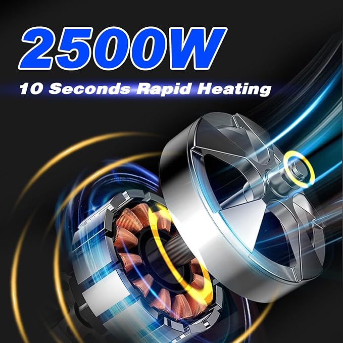 2500W Handheld Steam Cleaner,Portable Car Steamer For Auto Detailing,High-Temperature and Pressure Steam Cleaner For Home, Steam Cleaning Machine for Furniture,Kitchen,Grout,Floor,Tile (Blue)-BubblyBeeBaby