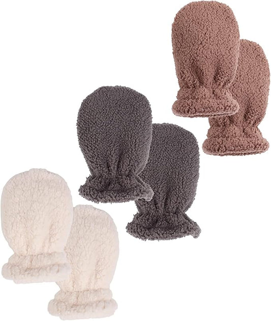 Zsedrut Baby Boys Winter Glove Warm Toddler Infant Girls Mittens Fleece Lined Gloves 1-7 Years-BubblyBeeBaby