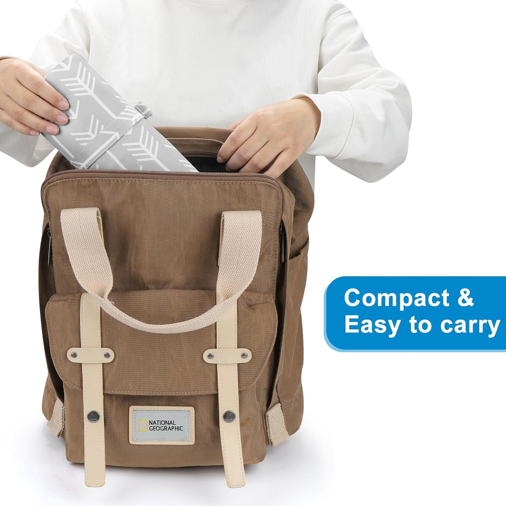 Accmor Portable Diaper Changing Pad, Waterproof Foldable Baby Changing Mat for Travel, Baby Essentials Shower Registry Gifts