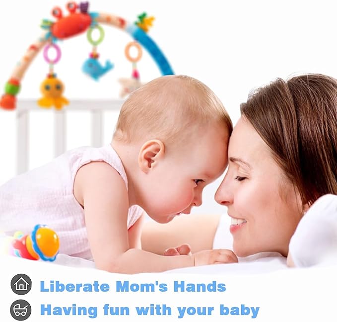 Pau1Hami1ton Baby Stroller Arch Toys, Car Seat Toys,Baby Gifts.S-19(Fish)-BubblyBeeBaby