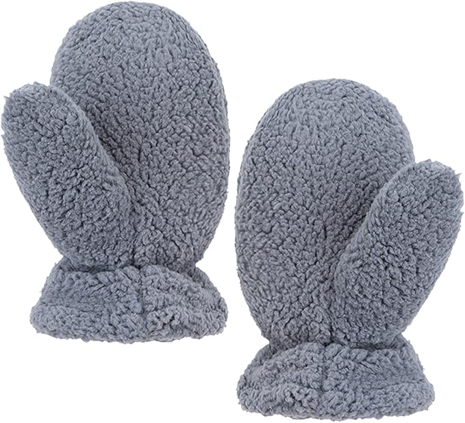 Zsedrut Baby Boys Winter Glove Warm Toddler Infant Girls Mittens Fleece Lined Gloves 1-7 Years-BubblyBeeBaby