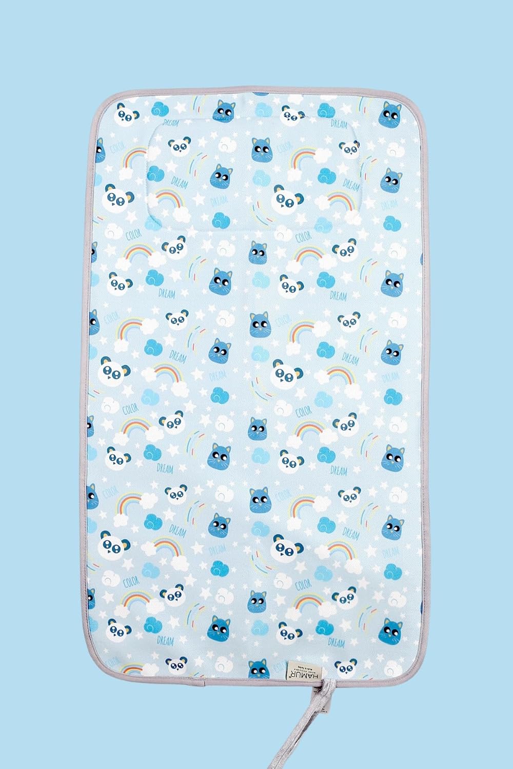 HAMUR HOME Portable Baby Changing Pad – Waterproof, Foldable & Lightweight Travel Mat – Soft & Machine Washable Diaper Changer – Compact & Durable (Dream)