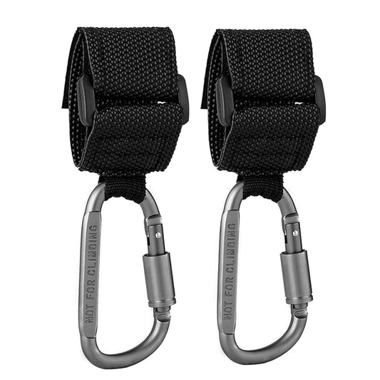 Baby Stroller Hook, Clip or Hang a Diaper Bag to Your Pram or Buggy, 2 Pieces-BubblyBeeBaby