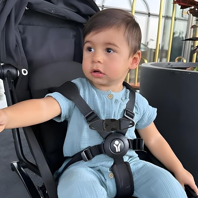 Anti Escape Safety Clip Baby Harness Chest Clips, Chest Strap Lock Prevent Children/Kids(Under 1.5 Years Old) Taking Their Arms Out of High Chairs/Strollers/Reins(2 Pack)-BubblyBeeBaby