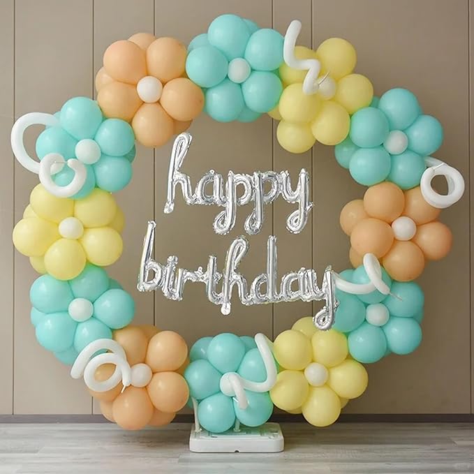 140pcs Cyan Blue Round Balloons Different Sizes 18 12 10 5 Inch Latex Balloons for Arch Decoration Party Balloon Kit for Graduation Birthday Party Wedding Balloon Baby Shower Decoration-BubblyBeeBaby