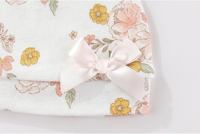 Cute Baby Girl Hats Mittens Set 10-Pack New Born Boy Caps Gloves Suit 0-6 Months Infant Accessories-BubblyBeeBaby