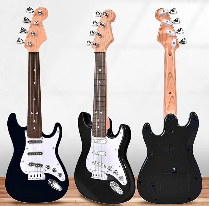 16inch Mini Guitar Toy for Kids and Beginners, Electric Guitar with Strap for Toddlers and Boys and Girls Instrument Toys-BubblyBeeBaby