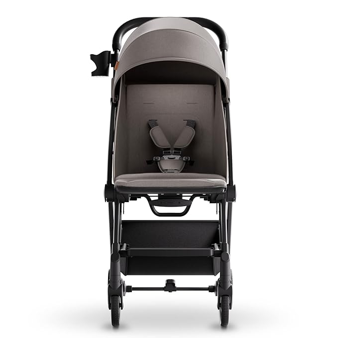 Mompush Lithe V2 Lightweight Travel Stroller, Compact Foldable Baby Stroller with Travel Bag, One-Hand Fold Stroller, Snack Tray, Mechanical Recline Seat, Airplane-Ready, Organizer & Rain Cover-BubblyBeeBaby