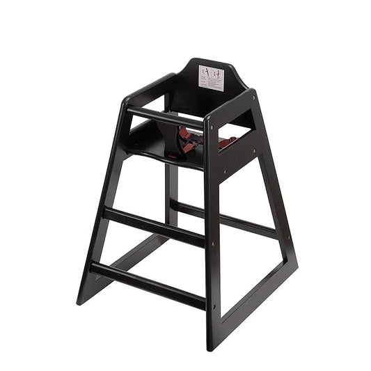 Hight Quality, Baby Highchairs, Durable Dining Feeding Chair with Steps, High Chairs for Babies and Toddlers, Seating Ready-to-Assemble Restaurant Wood High Chair, Wooden High Chair, Seria 01-BubblyBeeBaby