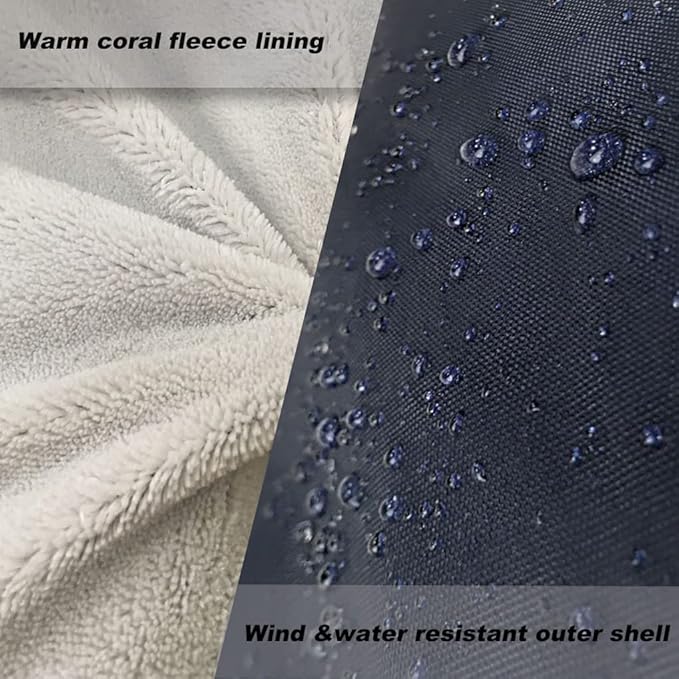 funlife 0-4T Anti-Kick Winter Warm Stroller Blanket,Cozy Baby Sleeping Bag Cocoon Adaptable for All Strollers Waterproof,Anti-Slip,Extendable,Multifunction Use Footmuff for Stroller Blanket-BubblyBeeBaby