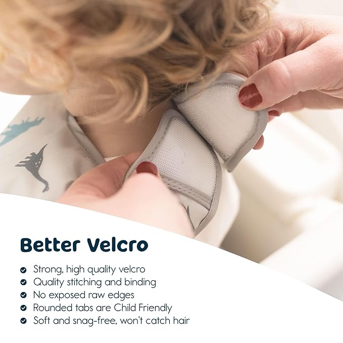 Tiny Twinkle Mess Proof Baby Bib - Waterproof & Lightweight Baby-Led Weaning Apron | 100% Recycled Polyester, Easy Clean & Machine Washable (Brown Checkers, Small 6-24 Months)-BubblyBeeBaby