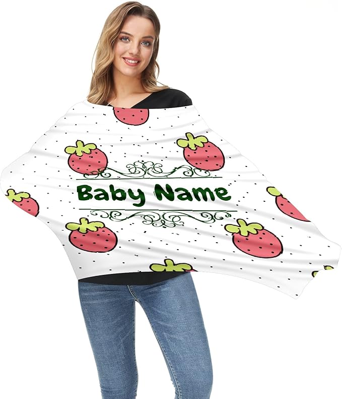 Baby Car Seat Stroller Cover Nursing Cover New Mom Breastfeeding Scarf Soft Stretchy Infant Carrier Cover Car Canopy Coverage-BubblyBeeBaby