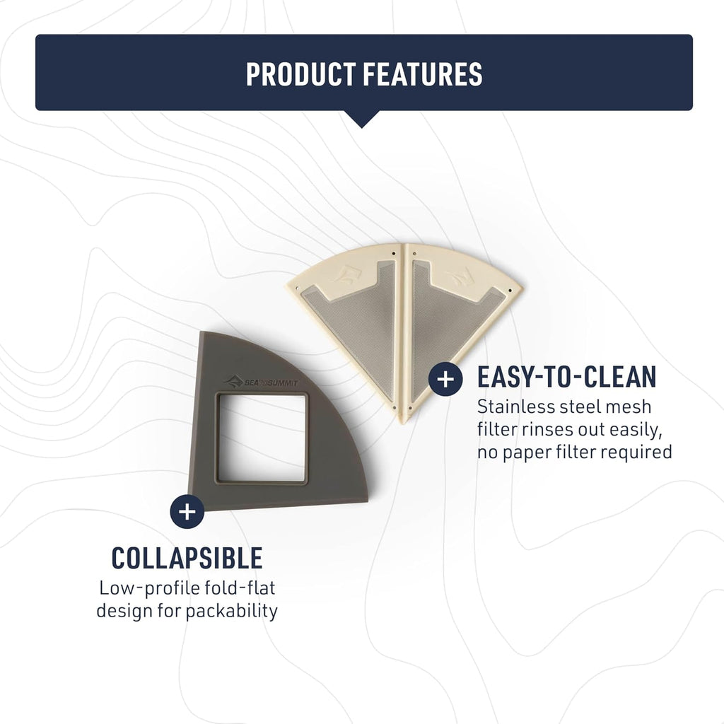 Sea to Summit Frontier UL Collapsible Pour Over Camping Coffee Brewer