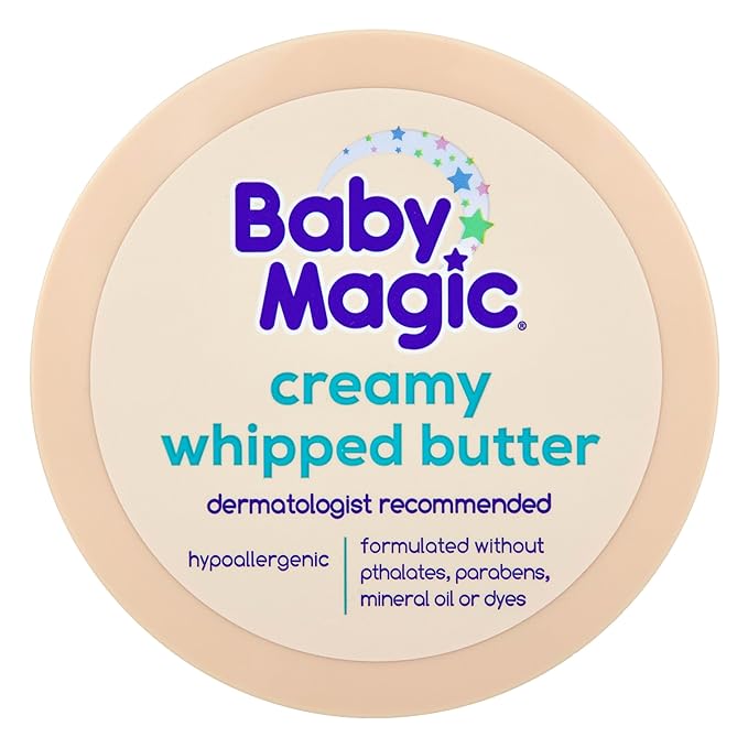 Baby Magic Creamy Whipped Butter Vanilla Oat, 8.4 oz-BubblyBeeBaby
