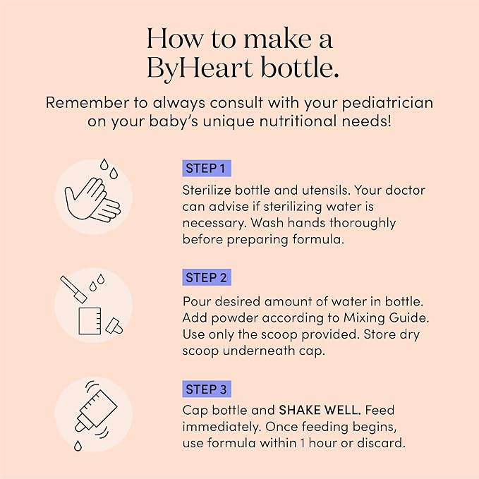 Infant Formula Powder for Infants 0-12 Months, Made With Organic Whole Milk, Clean Label Project Certified, Closest-to-Breast Milk Baby Formula Patented Protein Blend, 24 Ounce (Pack of 6)-BubblyBeeBaby