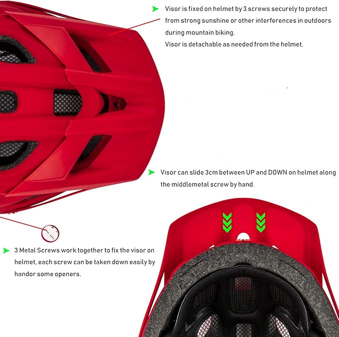 Kids Bike Helmet, SIFVO Kids Helmet 8+ Boys and Girls Bike Helmet with Cool Visor, Bike Helmets for Kids, Youth Bike Helmet Kids Mountain Bike Helmet Lightweight and Sturdy【55-58cm】-BubblyBeeBaby