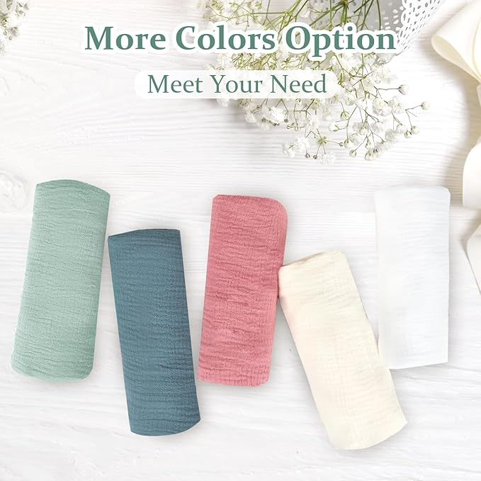 Hooyax Muslin Baby Lounger Cover, 100% Cotton Durable Newborn Lounger Cover, Soft and Breathable Infant Lounger Cover for Boys Girls, Covers Only (Blue-Green)-BubblyBeeBaby