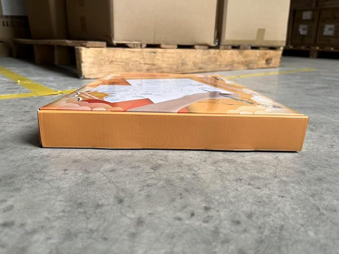 IMAGE Light Up Tracing Pad Orange Drawing Tablet Coloring Board for Kids Children Toy Gift for Girls Boy (Includes 10 Traceable Sheets and Two Clips)-BubblyBeeBaby