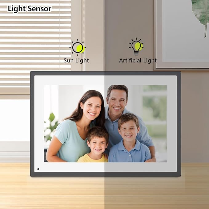 10.1 Inch Smart Digital Calendar Planner & Chore Chart, IPS HD Touchscreen Interactive Display for Family Schedules, Built-in Digital Picture Frames Function - Streamline Household Organization-BubblyBeeBaby