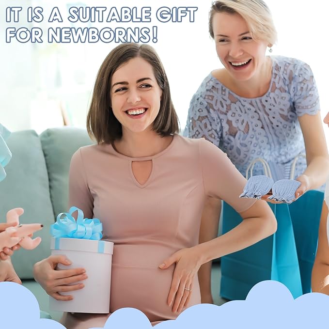 8 Pairs Newborn Baby Muslin Mittens 0-6 Months No Scratch Elastic Wrist Soft Breathable Gloves Bulk Cotton for Infant-BubblyBeeBaby