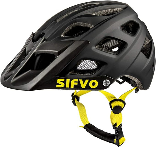 Kids Bike Helmet, SIFVO Kids Helmet 8+ Boys and Girls Bike Helmet with Cool Visor, Bike Helmets for Kids, Youth Bike Helmet Kids Mountain Bike Helmet Lightweight and Sturdy【55-58cm】-BubblyBeeBaby