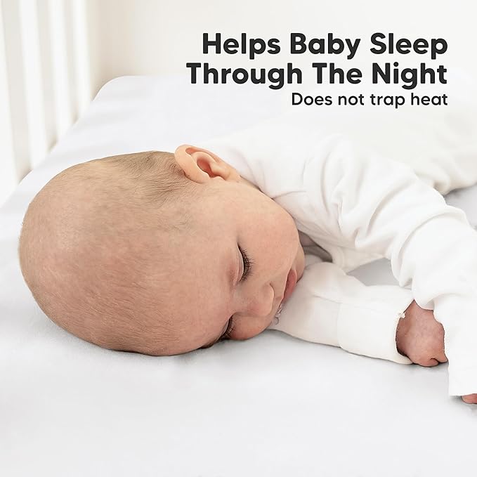 KeaBabies 2-Pack Organic Crib Sheets for Boys, Girls - 52x28 Fitted Crib Mattress Sheet Neutral, Breathable Jersey Cotton Cover for Baby Bed, Toddler Mattress, Soft & Cute Prints (Rose)-BubblyBeeBaby