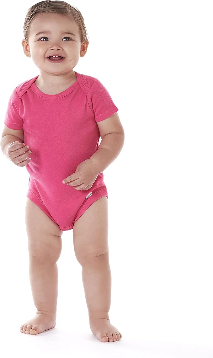 Gerber baby-boys 5 Pack Onesies Multi-packs Bundle Interlock 180 Gsm-BubblyBeeBaby