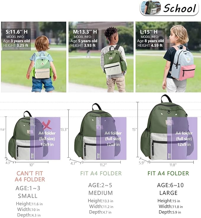 Kids Backpack for Boys: Boys Backpack 6-10 - Kindergarten Elementary School Bookbag for Boy-BubblyBeeBaby