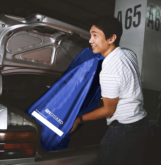 ONGUARD Waterproof Single and Double Stroller Bag for Airplane - Travel Stroller Cover for Air Travel and Storage - Gate Check Bag Backpack- Baby Airplane Essentials - Blue-BubblyBeeBaby