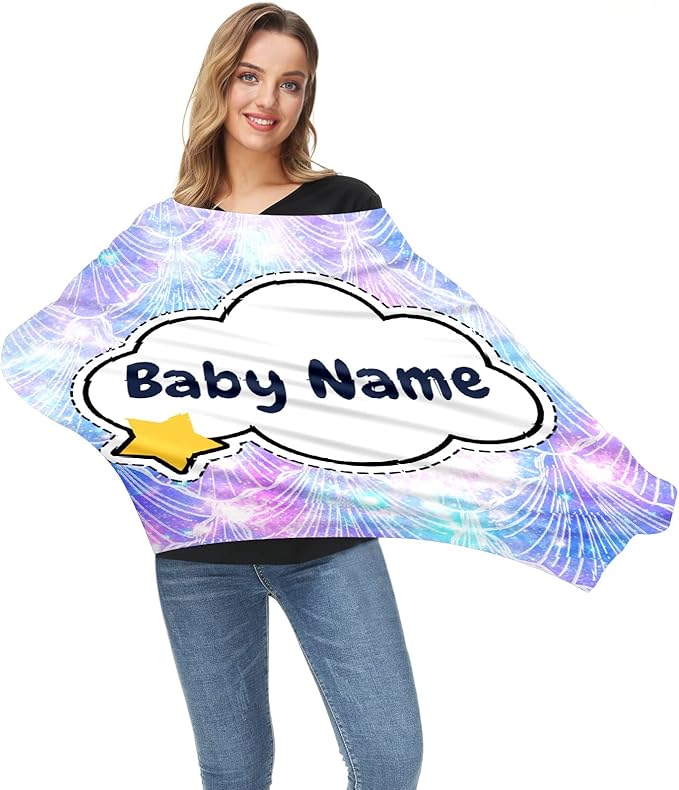 Baby Car Seat Stroller Cover Nursing Cover New Mom Breastfeeding Scarf Soft Stretchy Infant Carrier Cover Car Canopy Coverage-BubblyBeeBaby