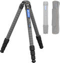 58" Carbon Fiber Tripod, Lightweight Travel Compact Tripod for Mirrorless Camera, DSLR, 4-Sections with Max Tube Dia 36mm, Load Up to 55lbs/25kg (LS-364CX)